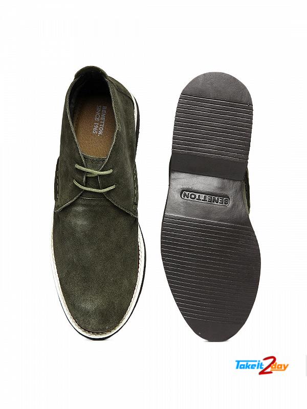 United Colors Of Benetton Men Olive 