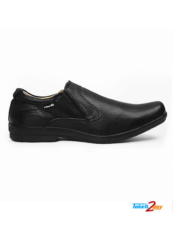 red chief black derby shoes