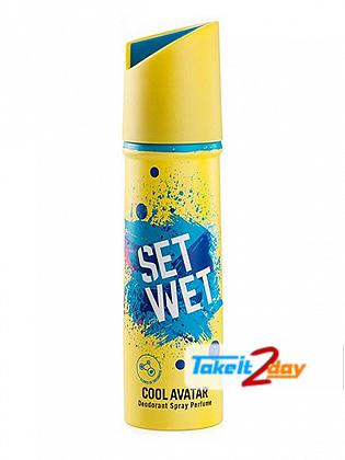Set Wet Cool Avatar Deodorant Body Spray For Men 150 ML