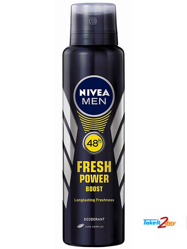 Nivea Fresh Power Boost Deodorant Body Spray For Men 150 ML (NIBO01)