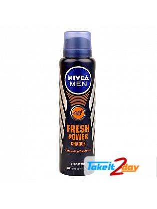 Nivea Fresh Power Charge Deodorant Body Spray For Men 150 ML