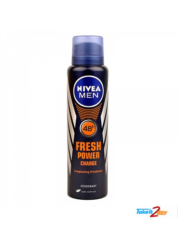 Nivea Fresh Power Charge Deodorant Body Spray For Men 150 ML (NICA01)