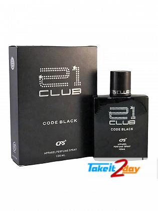 CFS 21 Club Code Black Perfume For Men 100 ML EDP