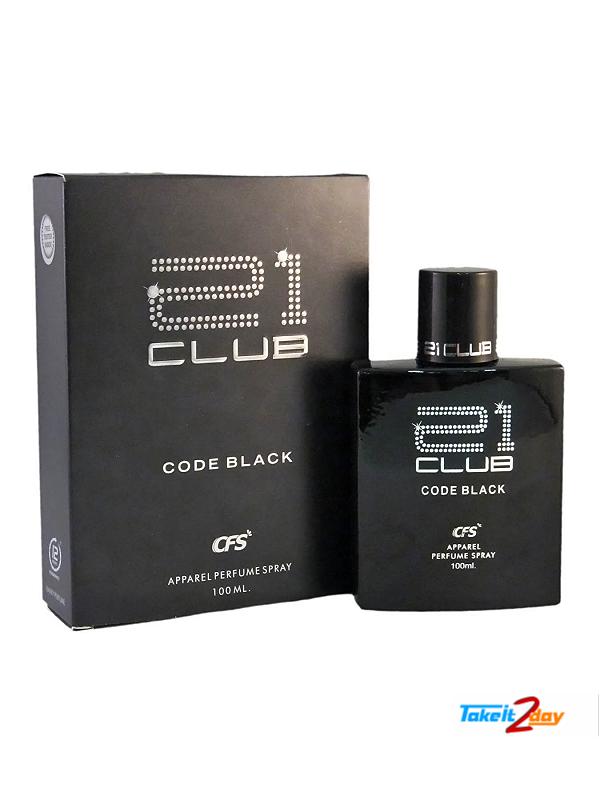 CFS 21 Club Code Black Perfume For Men 100 ML EDP (CF21CL01)