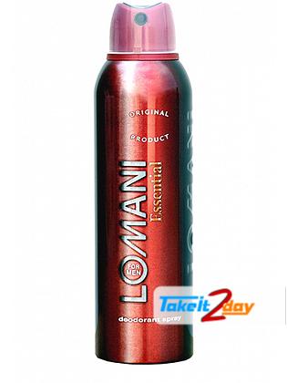 Lomani Paris Essential Deodorant Body Spray For Men 200 ML