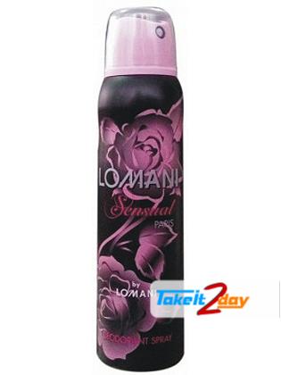 Lomani Paris Sensual Deodorant Body Spray For Women 150 ML