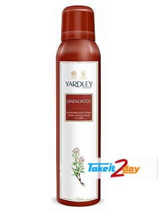 Yardley London Sandalwood Deodorant Body Spray For Women 150 ML