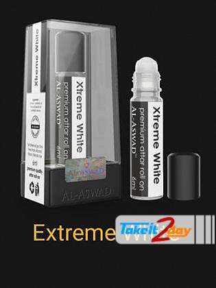 Al Aswad Extreme White Perfume Oil For Men And Women 6 ML CPO Pack OF Six