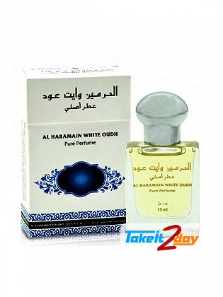 Al Haramain White Oudh Perfume For Men And Women 15 ML EDP