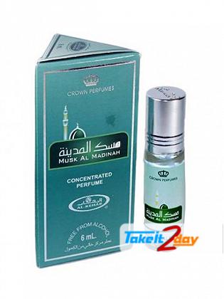 Al Rehab Musk Al Madinah Perfume For Men And Women 6 ML CPO Pack OF Six