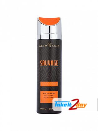 Altamoda Sauvage Pour Homme Perfume Deodorant Body Spray For Men 200 ML