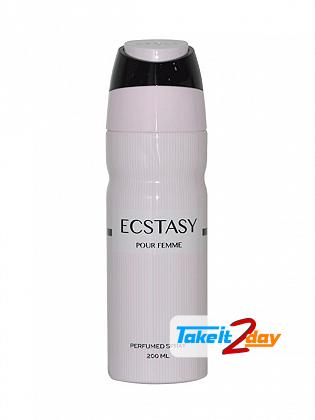 Arqus Ecstasy Pour Femme Perfume Deodorant Body Spray For Woman 200 ML