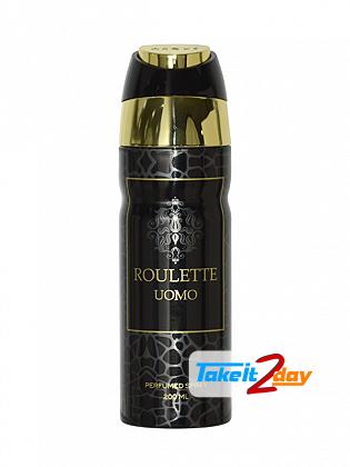 Arqus Roulette Uomo Perfume Deodorant Body Spray For Man 200 ML
