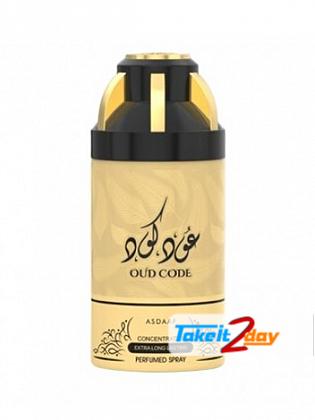 Asdaaf Oud Code Deodorant Body Spray For Man And Women 250 ML