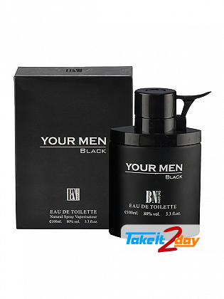 B N Parfums Your Men Black Perfume For Men 100 ML EDT