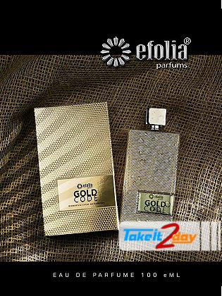 Efolia Gold Code Perfume For Men 100 ML EDP