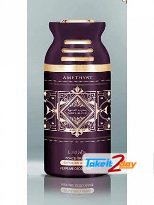 Lattafa Badee Al Oud Amethyst Deodorant Body Spray For Men And Women 250 ML
