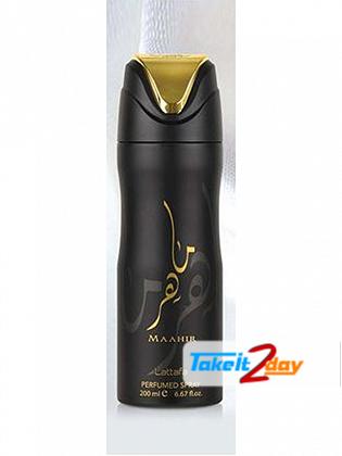 Lattafa Maahir Black Deodorant Body Spray For Men And Women 200 ML