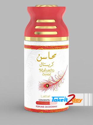Lattafa Mahasin Crystal Perfume Deodorant Body Spray For Men And Women 250 ML