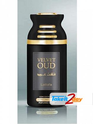 Lattafa Velvet Oud Deodorant Body Spray For Men And Women 250 ML