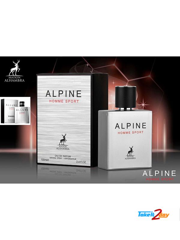 Maison Alhambra Alpine Homme Sport Perfume For Men 100 ML EDP