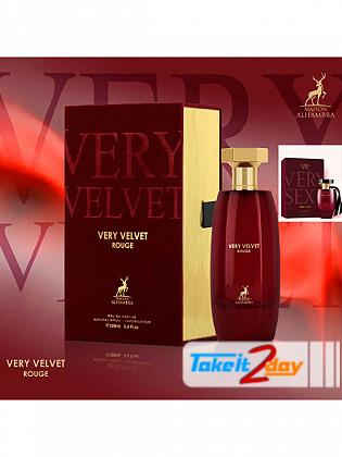 Maison Alhambra Very Velvet Rouge Perfume For Men And Women 100 ML EDP