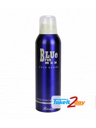Rasasi Blue For Men Pour Homme Deodorant Body Spray For Men 200 ML