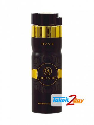 Rave Oud Nuit Perfume Deodorant Body Spray For Man 200 ML