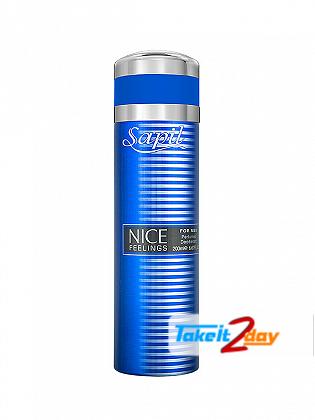 Sapil Nice Feelings Deodorant Body Spray For Men 200 ML