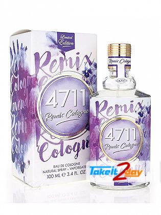 Maurer & Wirtz 4711 Remix Cologne Lavender Perfume For Men And Women 100 ML EDC