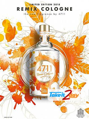 Maurer & Wirtz 4711 Remix Cologne Orange Perfume For Men And Women 100 ML EDC