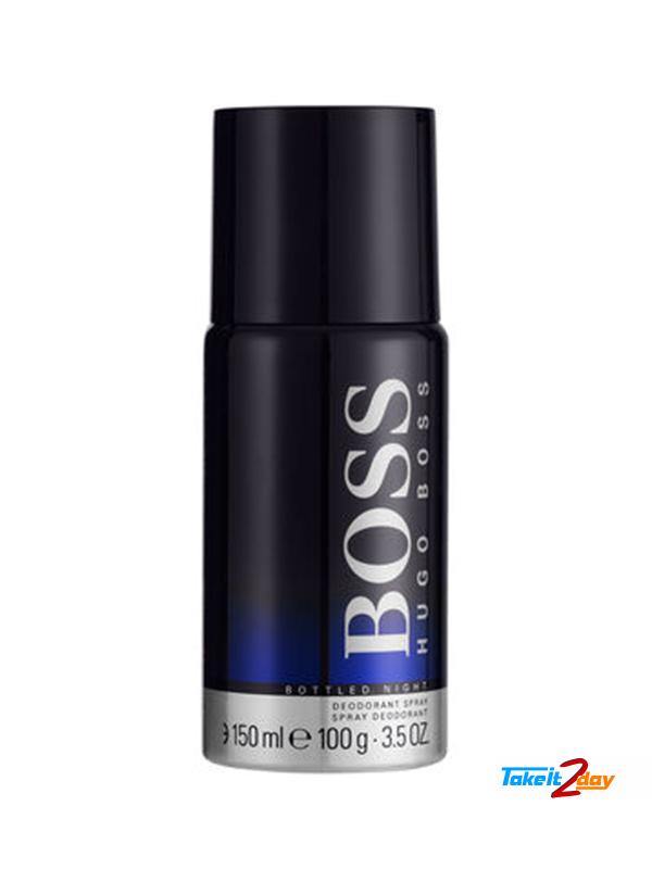 hugo boss bottled night deodorant spray