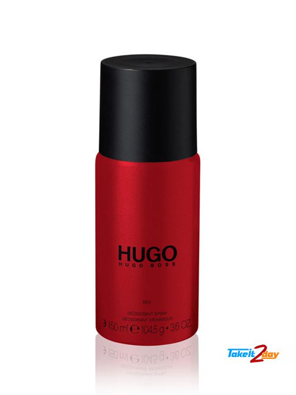 hugo boss deodorant red