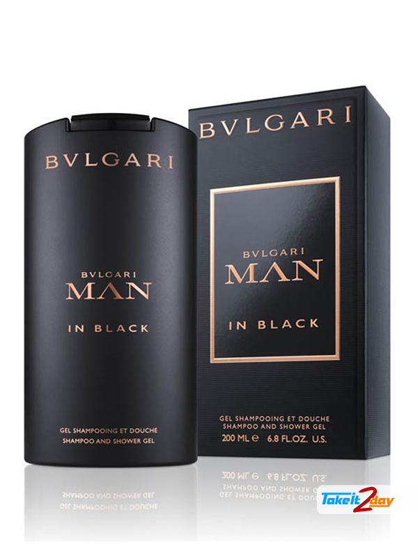 Bvlgari Man In Black Shampoo Shower Gel 