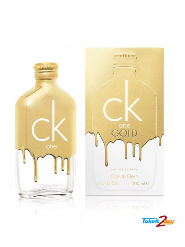 Traditie Verslaafde alleen Calvin Klein CK One Gold Perfume For Men And Women 200 ML EDT