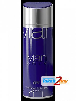 Cfs Man Only Blue Perfumed Deodorant Body Spray For Men 200 ML