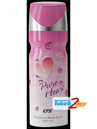 Cfs Pure Heart Perfumed Deodorant Body Spray For Women 200 ML