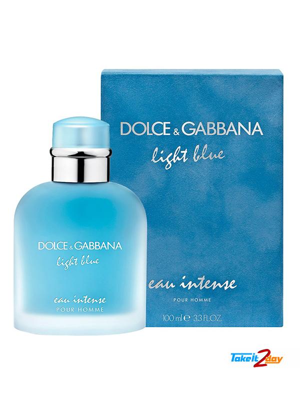 spurv Elastisk Tag telefonen Dolce & Gabbana Light Blue Eau Intense Perfume For Man 100 ML EDP