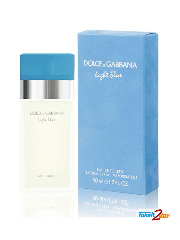 Begrænse polet Mappe Dolce & Gabbana Light Blue Perfume For Women 50 ML EDT
