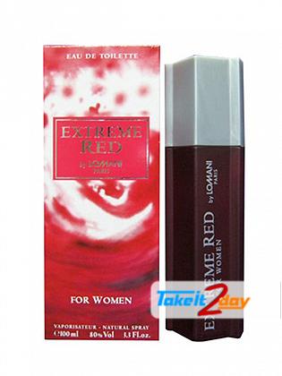 Lomani Extreme Red Perfume For Woman 100 ML EDT
