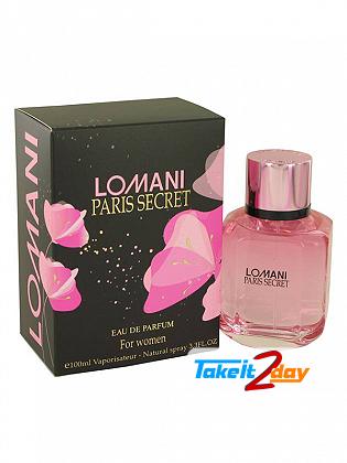 Lomani Paris Secret  Perfume For Women 100 ML EDT