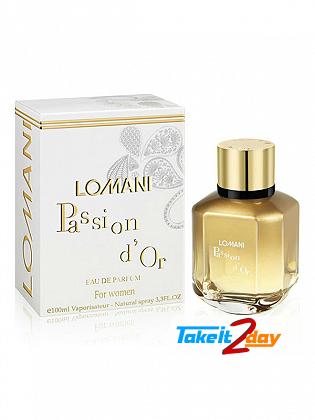 Lomani Passion D’or Trendy Perfume For Women 100 ML EDP