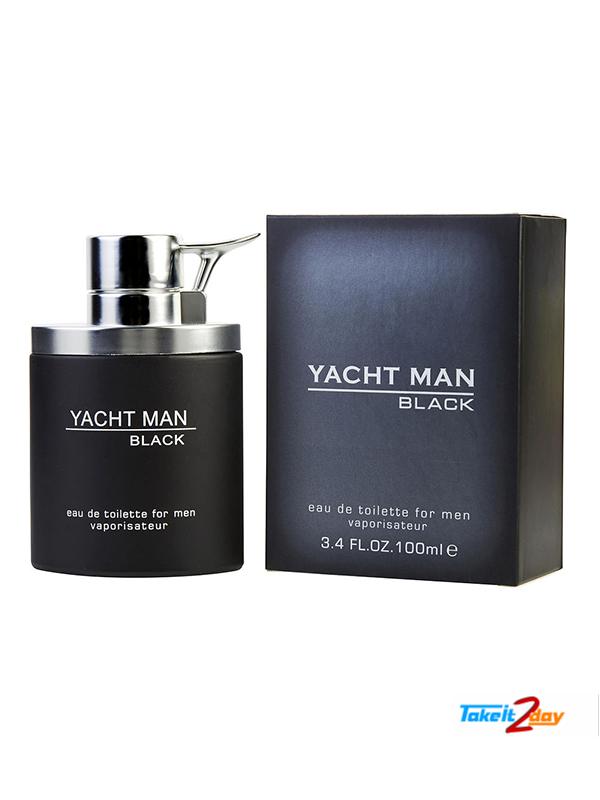 Yacht Man Black By Myrurgia Perfume For Men 100 Ml Edt