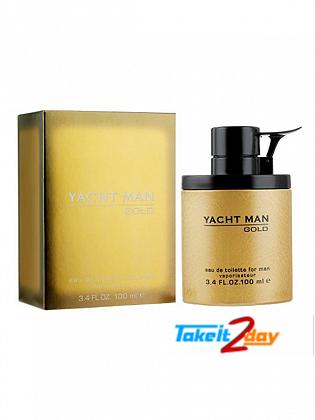 Yacht Man Gold By Myrurgia Perfume For Men 100 ML EDT
