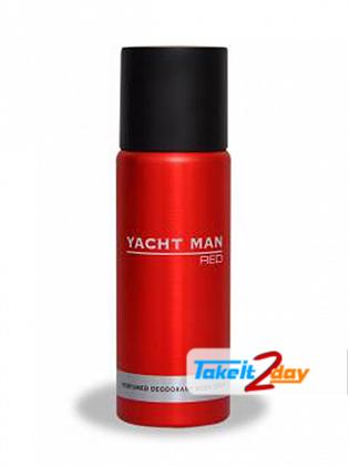Yacht Man Red Deodorant Body Spray For Men 200 ML