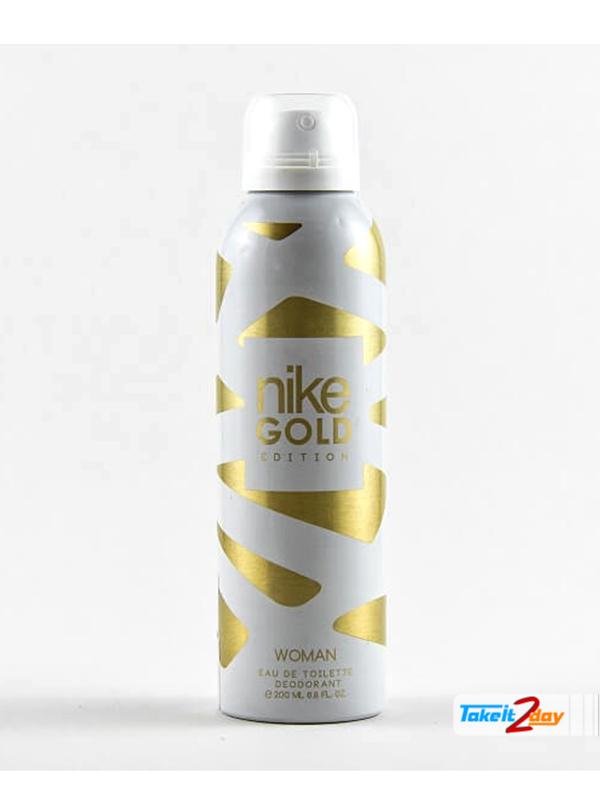 Gelukkig is dat meesterwerk zonnebloem Nike Gold Edition Deodorant Body Spray For Women 200 ML