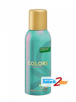 United Colors Of Benetton Colors De Benetton Blue For Her Perfumed Deodorant Body Spray For Women 150 ML