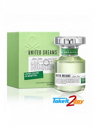 United Colors Of Benetton United Dreams Live Free Perfume For Women 100 ML EDT