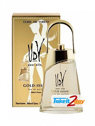 Udv Gold Issime Perfume For Women 75 ML EDT Evaflor Paris