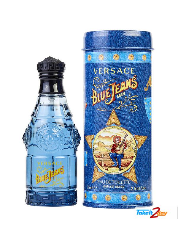 versace blue jean aftershave